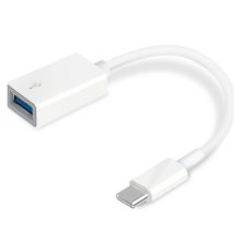 Cable TP-Link UC400 USB tipo A a USB tipo C de 0.133 metros en color blanco. SKU: UC400