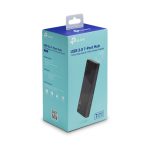 Imagen del hub TP-Link UH700 con interfaz USB 3.2 Gen 1, 7 puertos USB, velocidad de transferencia de 5000 Mbit/s, color negro. SKU: UH700.