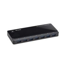TP-Link UH720 hub de interfaz USB 3.2 Gen 1, Micro-B, velocidad de 5000 Mbit/s, color negro. SKU UH720