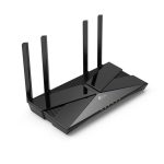 Imagen del TP-Link XX230V, un router inalámbrico Gigabit Ethernet de doble banda (2,4 GHz / 5 GHz) en color negro con SKU XX230v