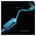 TP-Link UE306 base para portátil y replicador de puertos en color negro con conectividad Gigabit Ethernet. SKU: UE306