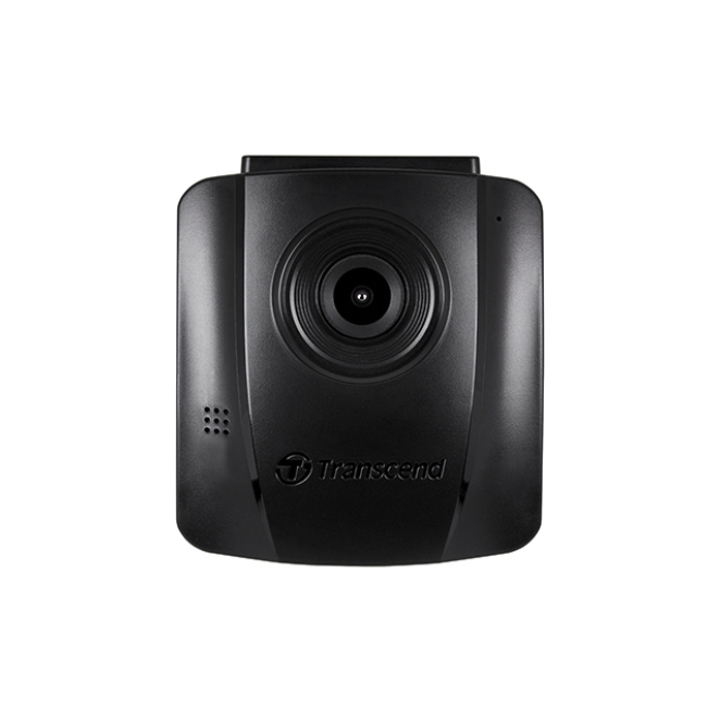 Transcend DrivePro 110 Quad HD con encendedor de cigarrillos Vista frontal de la Transcend DrivePro 110 Quad HD, con encendedor de cigarrillos, en color negro. SKU: TS-DP110M-64G