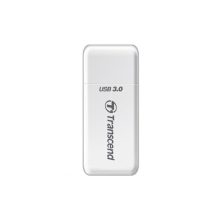 Transcend TS-RDF5W lector de tarjeta USB 3.2 Gen 1 Type-A en color blanco para almacenamiento externo, SKU TS-RDF5W