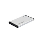 Transcend StoreJet 25S3 carcasa plata para disco duro o SSD de 2.5 pulgadas, alimentado por USB, SKU TS0GSJ25S3
