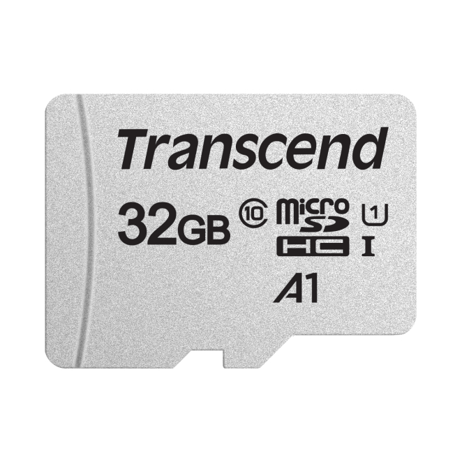 Transcend microSDHC 32GB Clase 10 con tecnología NAND Tarjeta Transcend 300S MicroSDHC de 32GB Clase 10, compatible con dispositivos de almacenamiento externo. SKU: TS32GUSD300S