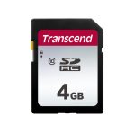 Tarjeta de memoria Transcend SDHC 300S con 4GB de capacidad y Clase 10, SKU TS4GSDC300S