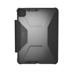 Imagen de la funda Urban Armor Gear Plyo para tablets de 10.9 pulgadas en negro y metálico SKU 123292114043