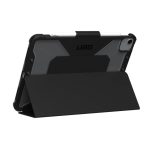 Imagen de la funda Urban Armor Gear Plyo para tablets de 10.9 pulgadas en negro y metálico SKU 123292114043