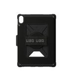 Funda negra Urban Armor Gear Metropolis para tablets de 27.7 cm (10.9 pulgadas), SKU 12339LB14040, diseñada para máxima protección y durabilidad.