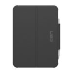Urban Armor Gear funda folio para tablet de 27.7 cm (10.9 pulgadas) en negro y translúcido, SKU 124487B14340