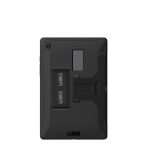 Imagen de la funda Urban Armor Gear Scout para tablet de 26,7 cm en color negro, SKU 22345HB14040. Protección resistente y diseño elegante.