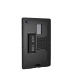 Imagen de la funda Urban Armor Gear Scout para tablet de 26,7 cm en color negro, SKU 22345HB14040. Protección resistente y diseño elegante.