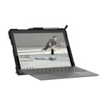 Funda Urban Armor Gear Metropolis de 25.4 cm (10”) en colores negro y plata, SKU 321076114040