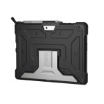 Funda Urban Armor Gear Metropolis de 25.4 cm (10”) en colores negro y plata, SKU 321076114040