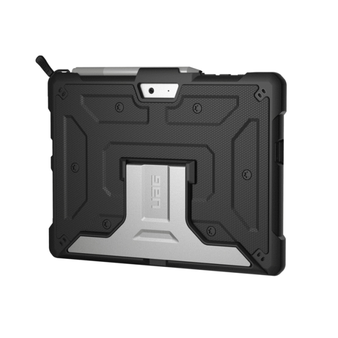 Urban Armor Gear Funda para Tablets Metropolis Negra y Plateada Funda Urban Armor Gear Metropolis de 25.4 cm (10”) en colores negro y plata, SKU 321076114040