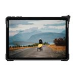 Imagen de la funda para tablet Urban Armor Gear para tablets de 12 pulgadas, resistente a golpes, en colores negro y transparente. SKU 324023114340.