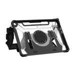 Imagen de la funda para tablet Urban Armor Gear para tablets de 12 pulgadas, resistente a golpes, en colores negro y transparente. SKU 324023114340.