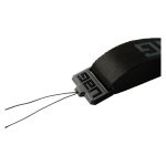 Imagen de la correa negra Urban Armor Gear, modelo B-SHLDSTRP-BK, diseñada para brindar seguridad adicional a las fundas de tabletas.