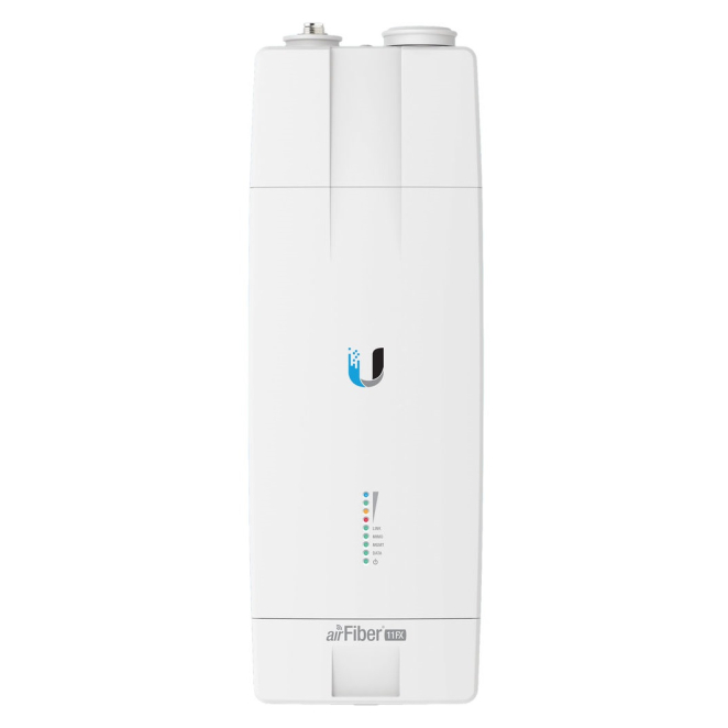 Ubiquiti repetidor y transceptor Puente WiFi 1200 Mbps Blanco Imagen del Ubiquiti AF-11FX repetidor y transceptor para Puente WiFi, con una velocidad de 1200 Mbps, SKU AF-11FX, en color blanco.