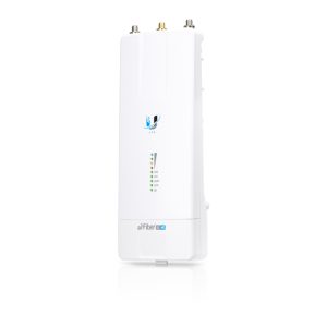 Ubiquiti AirFiber AF-5XHD con velocidad de 1000 Mbit/s en color blanco soportando Energía sobre Ethernet (PoE). SKU AF-5XHD