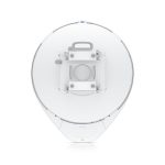 Imagen del Ubiquiti UISP airFiber 60 XG, un puente WiFi blanco con capacidad de 6000 Mbit/s. SKU: AF60-XG