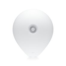 Imagen del Ubiquiti UISP airFiber 60 XG, un puente WiFi blanco con capacidad de 6000 Mbit/s. SKU: AF60-XG