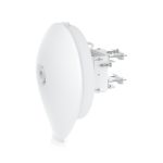 Imagen del Ubiquiti UISP airFiber 60 XG, un puente WiFi blanco con capacidad de 6000 Mbit/s. SKU: AF60-XG