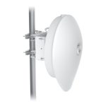 Puente WiFi Ubiquiti UISP airFiber 60 XR blanco con alta capacidad y largo alcance, SKU AF60-XR