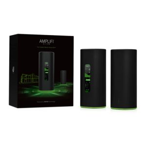 Router inalámbrico AmpliFi Alien WiFi Kit, doble banda (2,4 GHz / 5 GHz), color negro y verde, SKU AFI-ALN.