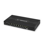 Ubiquiti EdgeRouter 10X router negro con 10 puertos gigabit y alta velocidad, SKU ER-10X