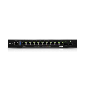 Router Ubiquiti EdgeRouter ER-12 con 12 puertos Gigabit Ethernet y color negro, SKU ER-12