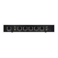 Ubiquiti EdgeRouter ERPOE-5, router negro con PoE, Gigabit Ethernet y SKU ERPOE-5