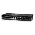Switch Ubiquiti EdgeSwitch 10X Gestionado L2 Gigabit Ethernet con Energía sobre Ethernet (PoE), color negro, SKU: ES-10X