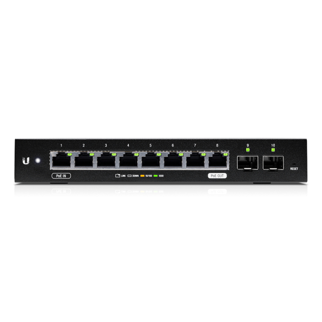 Ubiquiti EdgeSwitch 10X Gestionado L2 Gigabit Ethernet (10/100/1000) Energía sobre Ethernet (PoE) Negro 2 Beneficios Ubiquiti EdgeSwitch 10X