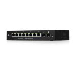 Switch Ubiquiti EdgeSwitch 10XP gestionado L2 con Gigabit Ethernet (10/100/1000) y PoE, SKU ES-10XP, color negro
