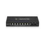 Switch Ubiquiti EdgeSwitch 10XP gestionado L2 con Gigabit Ethernet (10/100/1000) y PoE, SKU ES-10XP, color negro