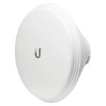Imagen de la antena Ubiquiti HORN-5-45 de 15,5 dBi, identificada con el SKU HORN-5-45, diseñada para mejorar la señal de redes inalámbricas.
