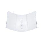 Ubiquiti UISP airMAX LiteBeam AC de 5 GHz XR en color blanco, compatible con Energía sobre Ethernet (PoE). SKU: LBE-5AC-XR