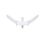 Ubiquiti UISP airMAX LiteBeam AC de 5 GHz XR en color blanco, compatible con Energía sobre Ethernet (PoE). SKU: LBE-5AC-XR