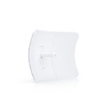 Ubiquiti UISP airMAX LiteBeam AC de 5 GHz XR en color blanco, compatible con Energía sobre Ethernet (PoE). SKU: LBE-5AC-XR