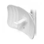 Repetidor y transceptor Ubiquiti LBE-M5-23 en color blanco, tecnología 1x1 SISO, velocidad de 100 Mbit/s, SKU LBE-M5-23