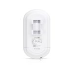 Antena Ubiquiti LTU Lite con velocidad de 1000 Mbps en color blanco, compatible con tecnología PoE. SKU: LTU-LITE