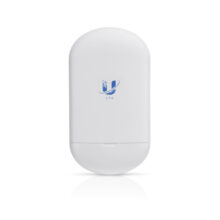 Antena Ubiquiti LTU Lite con velocidad de 1000 Mbps en color blanco, compatible con tecnología PoE. SKU: LTU-LITE