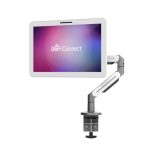 Ubiquiti monitor 21.5 pulgadas con pantalla de alta resolución en colores plata y blanco, SKU UACC-Display-AM