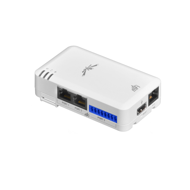 Ubiquiti mPort-S Controlador de Redes Blancas Inalámbricas Ubiquiti mPort-S controlador de redes inalámbricas blanco, SKU MPORT-S, ideal para gestión eficiente de redes