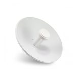 Imagen de la antena direccional Ubiquiti NBE-M2-400, perfecta para redes inalámbricas, con una ganancia de 18 dBi. SKU: NBE-M2-400