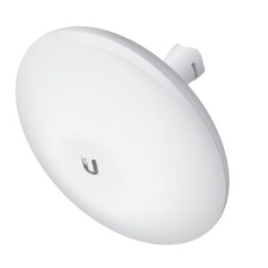 Imagen de la antena para red Ubiquiti NanoBeam M5 con 16 dBi de ganancia. Modelo NBE-M5-16.