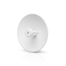 Antena direccional Ubiquiti PowerBeam 2AC con ganancia de 18 dBi, SKU PBE-2AC-400, para redes inalámbricas.