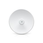Antena direccional Ubiquiti PowerBeam 2AC con ganancia de 18 dBi, SKU PBE-2AC-400, para redes inalámbricas.
