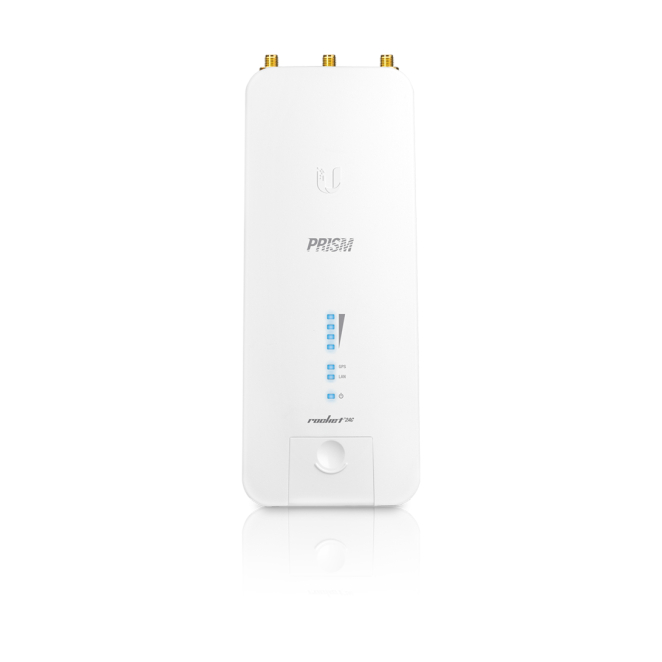 Ubiquiti Router Inalámbrico PoE Blanco Alta Eficiencia Ubiquiti R2AC Blanco Router Inalámbrico Energía sobre Ethernet SKU R2AC-PRISM